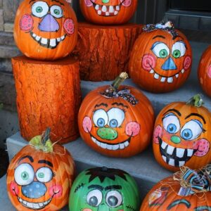 Columbus Day Kid's Pumpkin Painting Party