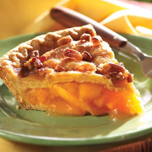 Peach Praline Pie